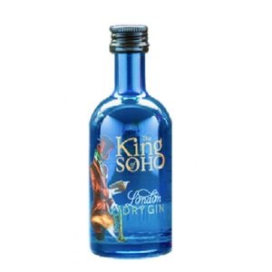 King of Soho London Dry Gin 42% 0,05 l (holá láhev)
