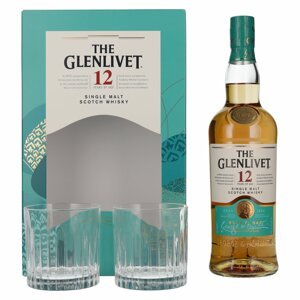 Glenlivet 12 YO + 2 skleničky 0,7l 40%