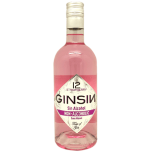 Gin Sin Premium Strawberry Alcohol Free 0,0% 0,7L (holá láhev)