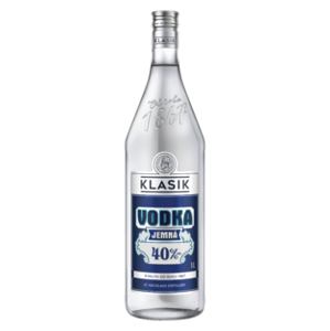 Klasik Vodka Jemná 40% 1l (holá láhev)