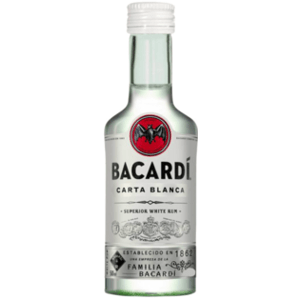Mini Bacardi Carta Blanca 40% 0,05l (holá láhev)