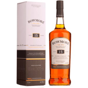Bowmore 15YO Golden & Elegant 43% 1,0L (karton)