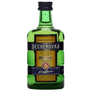 Mini Becherovka 38% 0,05l (holá láhev)