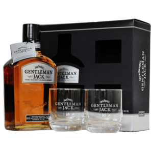 Jack Daniel´s Gentleman Jack 40% 0,7L (dárkové balení s 2 skleničkami)