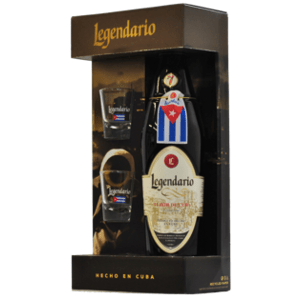 Legendario Elixir de Cuba + 2 poháre 34% 0,7l (darčekové balenie 2 poháre)