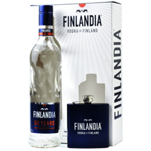 Finlandia 40% 0,7L (dárkové balení s ploskačkou)