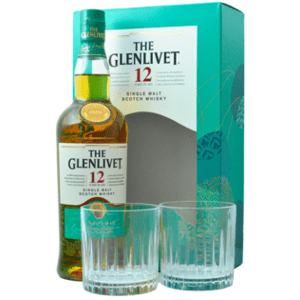 The Glenlivet 12YO 40% 0,7L (dárkové balení s 2 skleničkami)