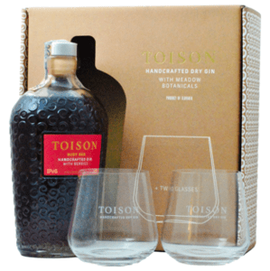 Toison Ruby Red 38% 0,7L (dárkoe balení s 2 skleničkami)