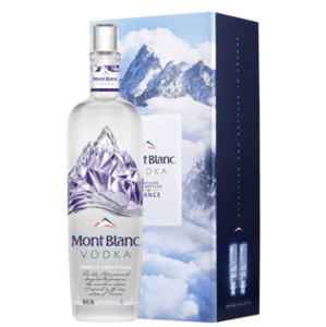 Mont Blanc 40% 1,0L (dárkové balení se 2 skleničkami)