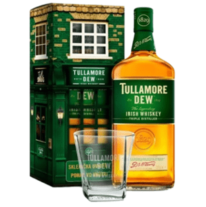 Tullamore D.E.W. 40% 0,7L (dárkové balení s 1 sklenicí)