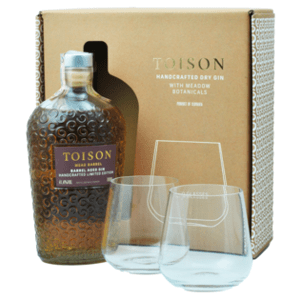 Toison Mead Barrel 41,4% 0,7L (dárkové balení s 2 skleničkami)