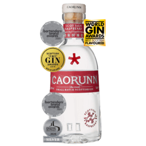 Caorunn Raspberry Gin 41,8% 0,5L (holá láhev)