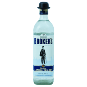 Broker's London Dry Gin 40% 0,7l (holá láhev)