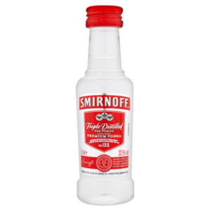 Mini Smirnoff Red 37,5% 0,05l (holá láhev)