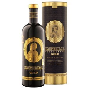 Imperial Collection Gold vodka Black edition 1l 40% Tuba