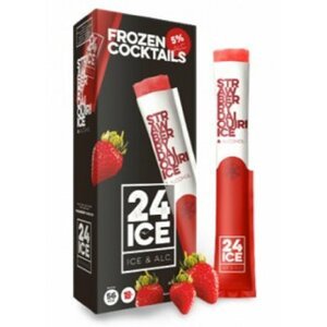 24 Ice Strawberry Daiquiri Frozen Cocktails 5×0,065l 5%