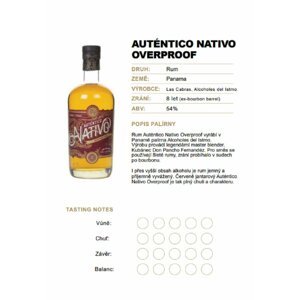 Nativo Autentico Overproof 0,04l 54%