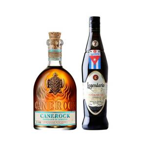 Zvýhodněný set = Legendario Elixir de Cuba + Canerock Spiced 37,0% 1,4 l