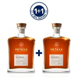 Výhodný balíček: 2x Metaxa Private Reserve 0,7L (kazeta) s 20% slevou
