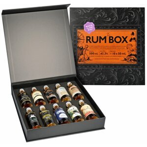 The Rum Box World Tour Edition 42,3 % 10 x 0,05l Purple Edition