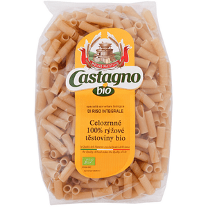 CASTAGNO BRUNO s.a.s. Celozrnné 100% rýžové těstoviny (SEDANI) BIO 500 g