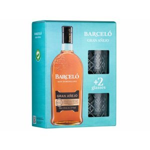 Barcelo Gran Anejo 37,5% 0,7l + 2 skleničky