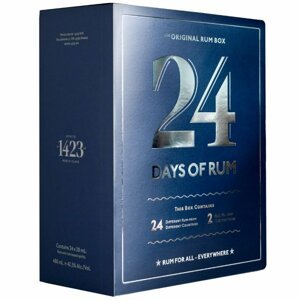 1423 Aps Rumový adventní kalendář 2023 24 x 0,02l + 2 degustační skleničky