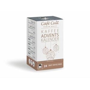 Café Cult Cafe Cult Coffee Advent Calendar 24 Coffee Bags, motív vánoční  koule